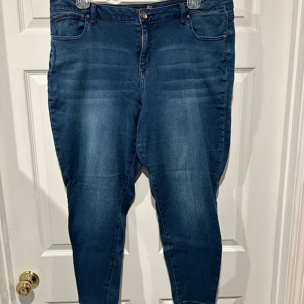 1822 Denim Blue Skinny Jeans with Stretch
